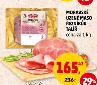 Moravské maso uzené Řezníkův talíř