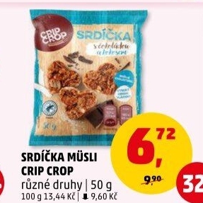 Müsli srdíčka Crip Crop