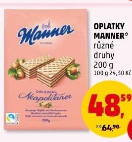 Oplatky Manner