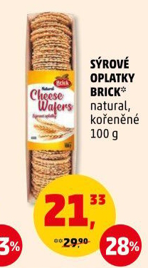 Oplatky sýrové Brick