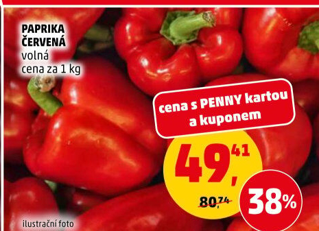 Paprika červená