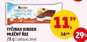 Řez mléčný Kinder