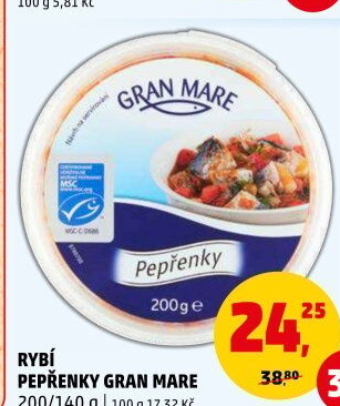 Rybí pepřenky Gran Mare