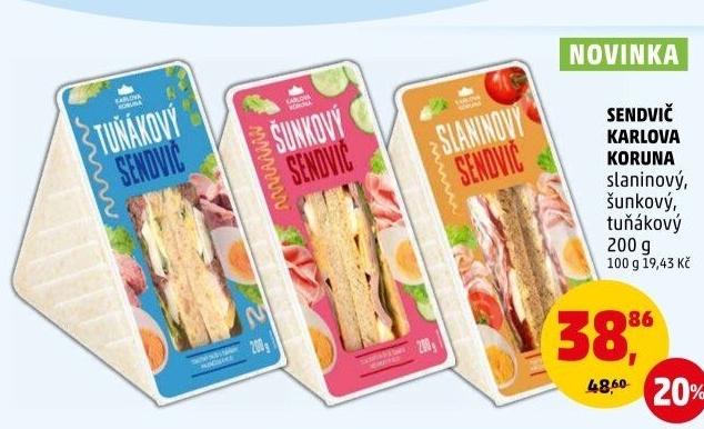 Sendvič Karlova Koruna