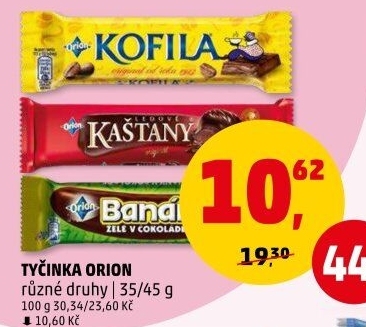 Tyčinky čokoládové Orion