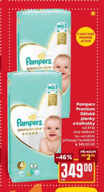 Pampers Premium Dětské plenky a kalhotky