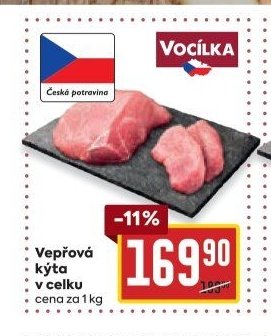 Vepřová kýta v celku