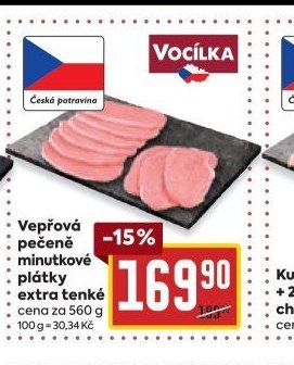 Vepřová pečeně minutkové plátky extra tenké