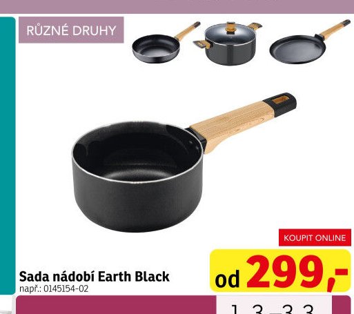 Sada nádobí Earth Black - ASKO akcniletaky.com
