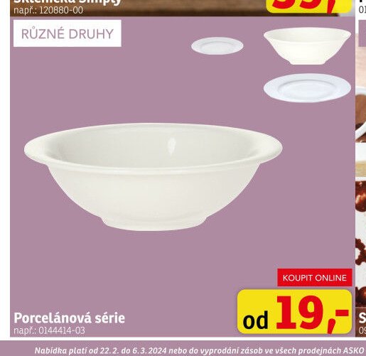 Porcelánová série - ASKO akcniletaky.com