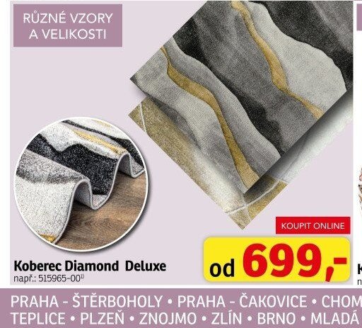 Koberec Diamond Deluxe - ASKO akcniletaky.com