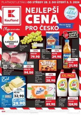 akční leták Kaufland 28.2.2024-5.3.2024