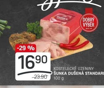 Kostelecké uzeniny šunka dušená standard