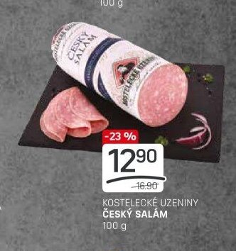 KOSTELECKÉ UZENINY ČESKÝ SALÁM