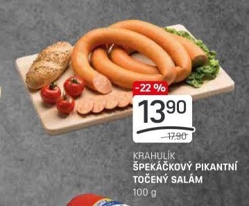 KRAHULÍK ŠPEKÁČKOVÝ PIKANTNÍ TOČENÝ SALÁM