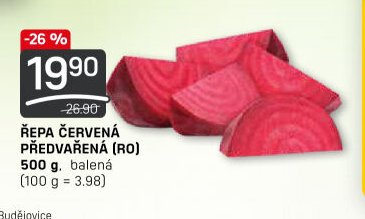 ŘEPA ČERVENÁ PŘEDVAŘENÁ (RO)