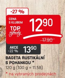 BAGETA RUSTIKÁLNÍ S POHANKOU