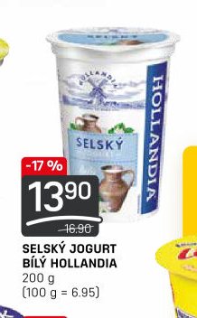 SELSKÝ JOGURT BÍLÝ HOLLANDIA