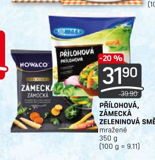 PŘÍLOHOVÁ, ZÁMECKÁ ZELENINOVÁ SMĚS