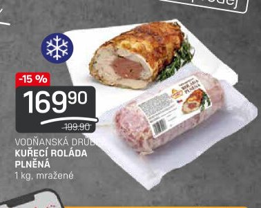 VODŇANSKÁ DRŮBEŽ KUŘECÍ ROLÁDA PLNĚNÁ
