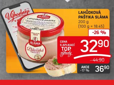 LAHŮDKOVÁ PAŠTIKA SLÁMA