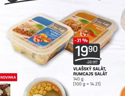 VLAŠSKÝ SALÁT, RUMCAJS SALÁT