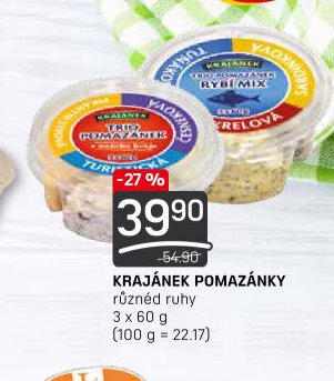 KRAJÁNEK POMAZÁNKY