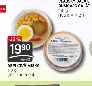ASPIKOVÁ MISKA