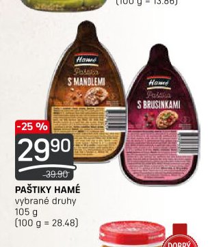 PAŠTIKY HAMÉ