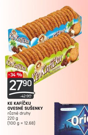 KE KAFÍČKU OVESNÉ SUŠENKY