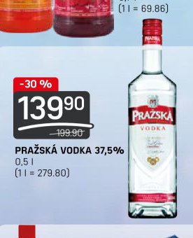 Pražská vodka 37,5%