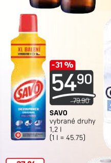 Savo vybrané druhy