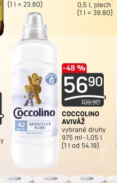 Coccolino aviváž vybrané druhy