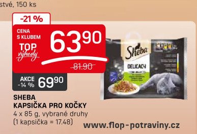 Sheba kapsička pro kočky