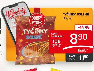 Tyčinky solené
