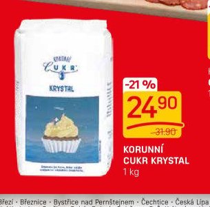 Korunní Cukr Krystal