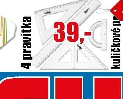 4 pravítka