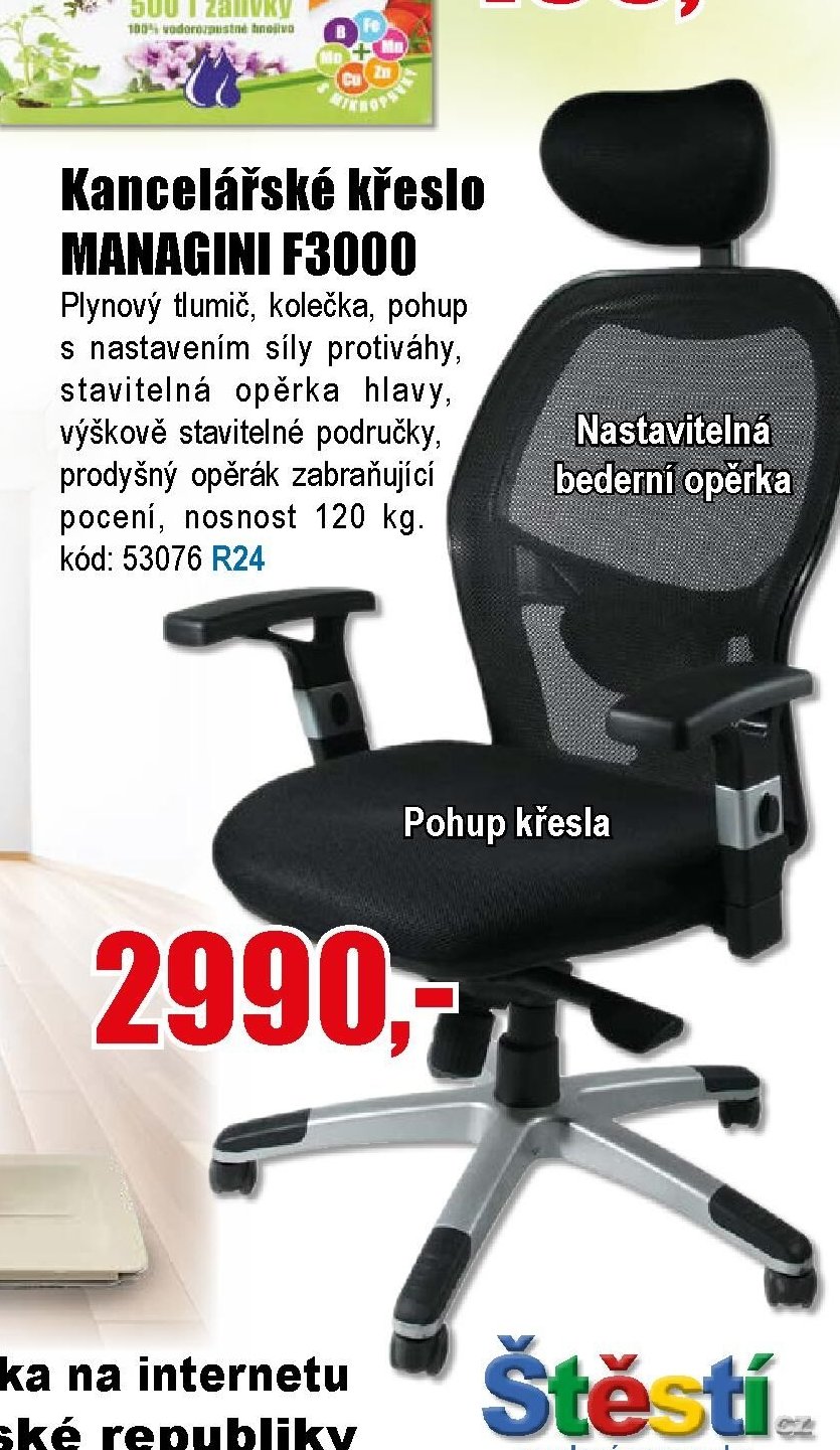 Kancelářské křeslo MANAGINI F3000