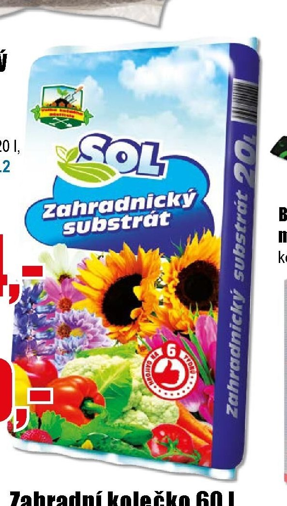 Zahradnický substrát s hnojivem 20 l
