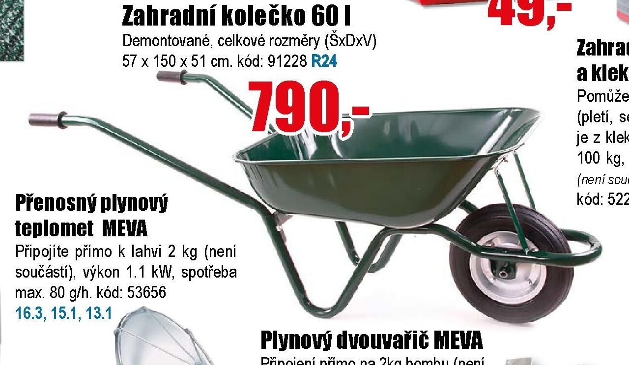 Zahradní kolečko 60 l