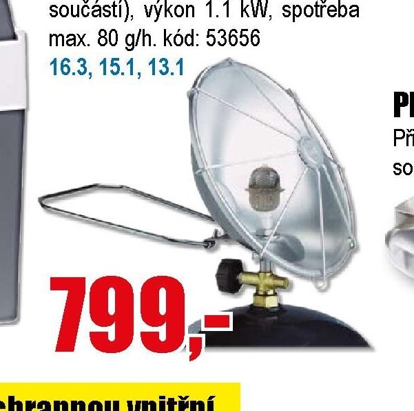 Přenosný plynový teplomet MEVA