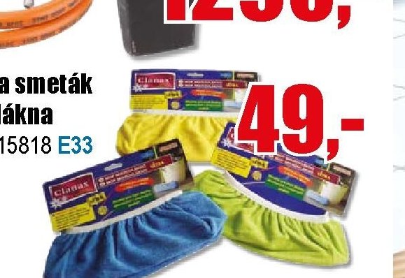 Návlek na smeták z mikrovlákna