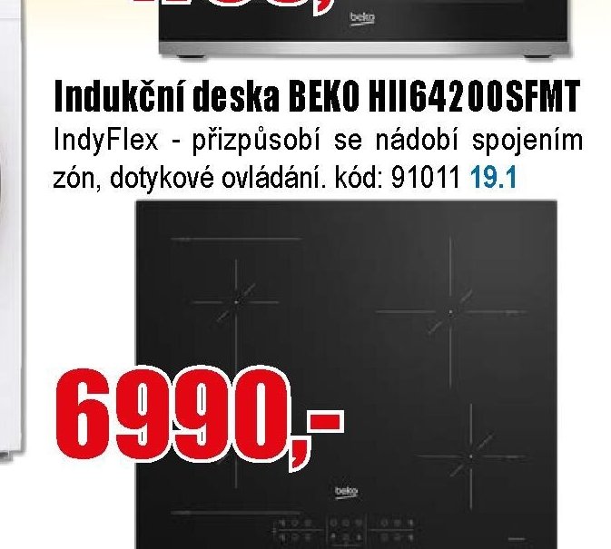 Indukční deska BEKO HII64200SFMT