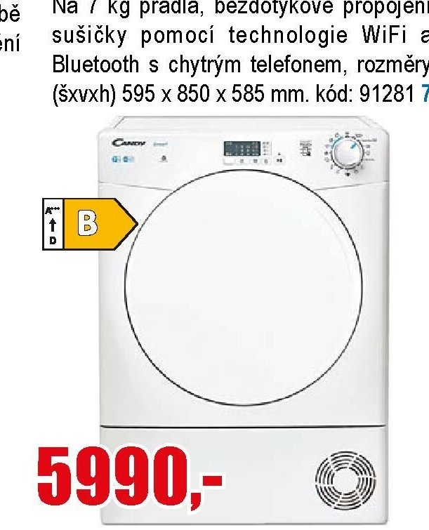 Sušička CANDY CSE C7LF-S