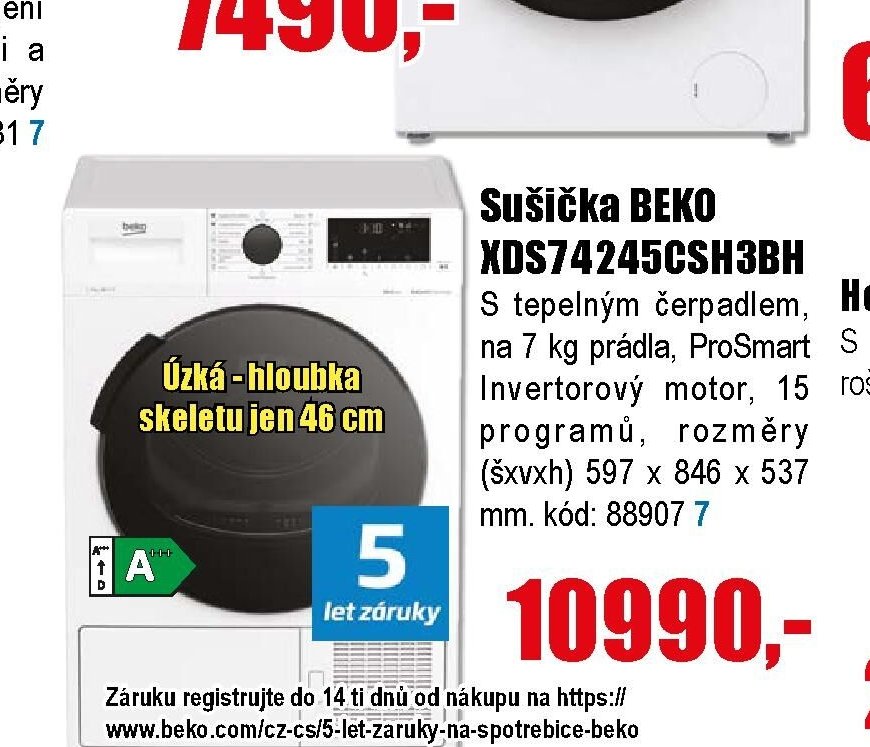 Sušička BEKO XDS74245CSH3BH