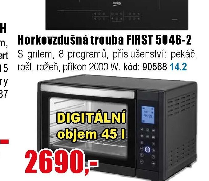 Horkovzdušná trouba FIRST 5046-2