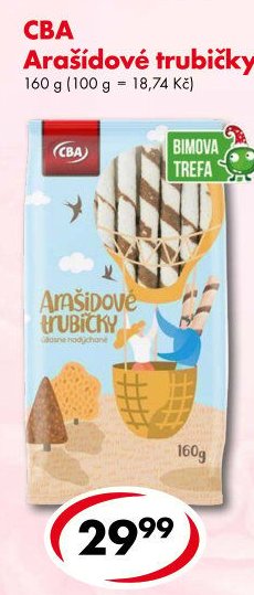 CBA Arašídové trubičky
