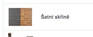 Šatní skříně