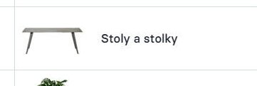 Stoly a stolky