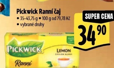 Čaj černý Ranní Pickwick